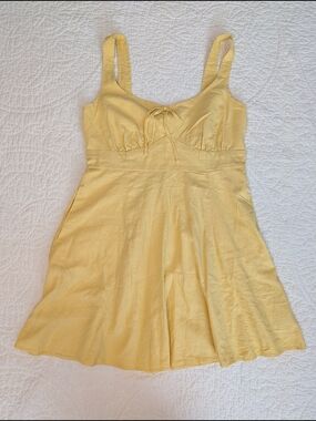 Old Navy Yellow Mini Sundress